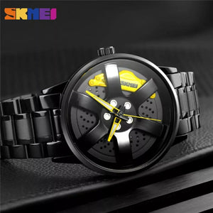 Skmei - 1787 - Rotating Wheel Rim - Yellow image 2