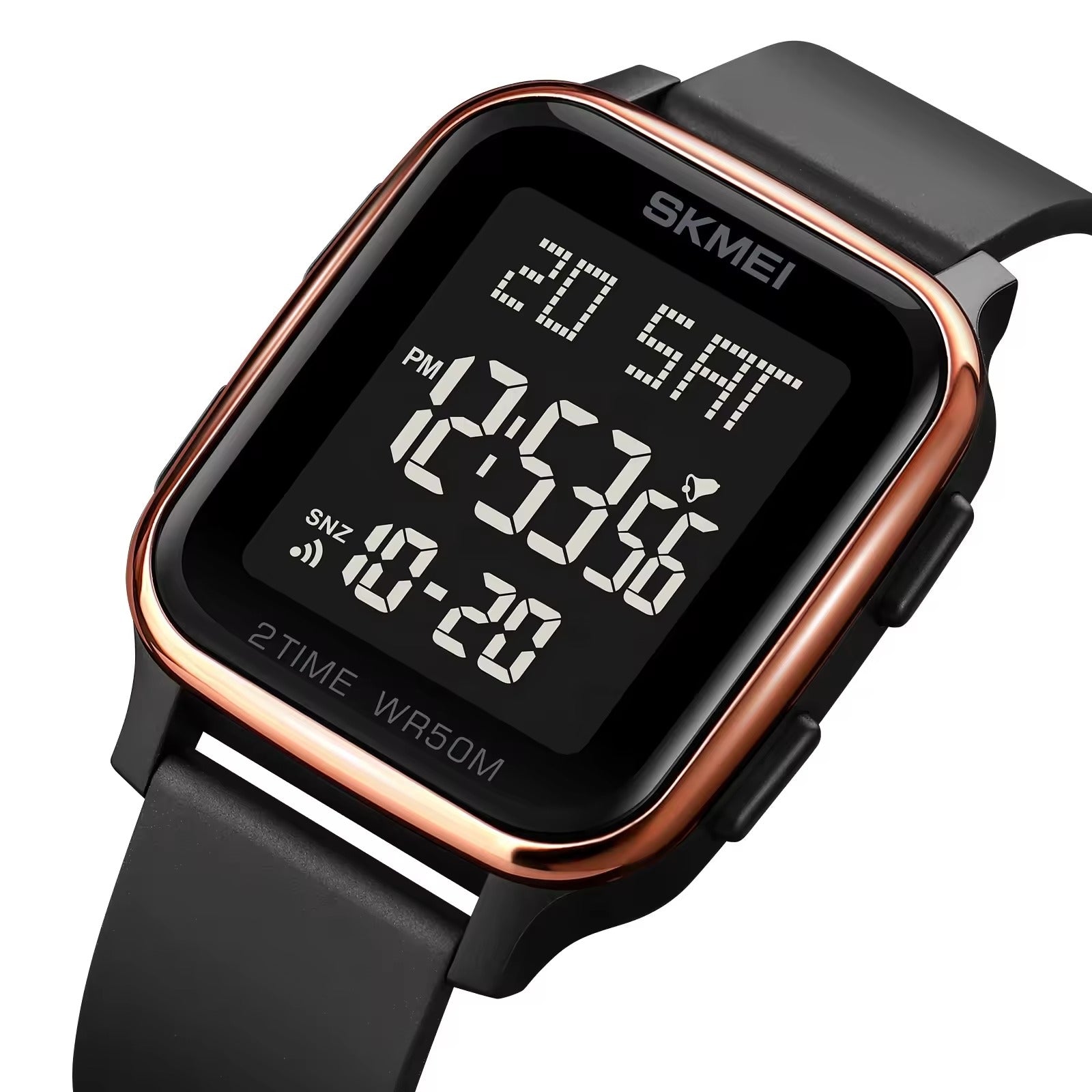 SKMEI - 1858 - High Quality Luxury Watch - Rosegold image 1