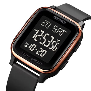 SKMEI - 1858 - High Quality Luxury Watch - Rosegold image 1