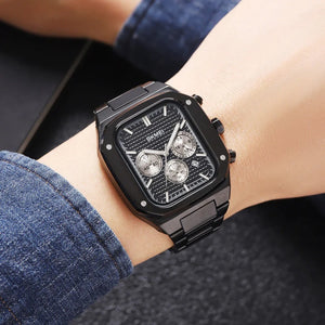 SKMEI - 2201 - Square Chronograph Watch - Black image 5