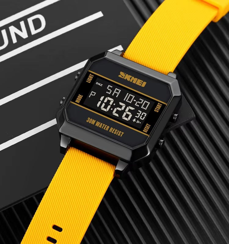 Skmei - 1848 - Digital Waterproof LED Luminous - Yellow image 1