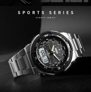 Skmei - 1370 - Navitech Dual Display Watch - Silver image 1