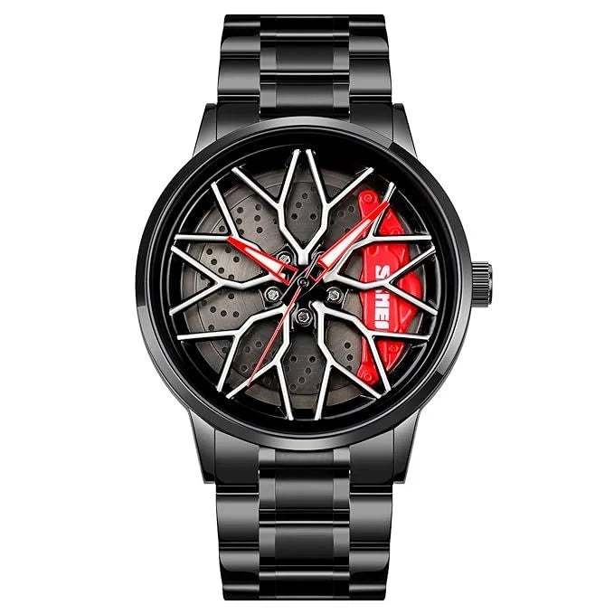 Skmei - 1990 - Rotating Wheel Rim - Red image 2