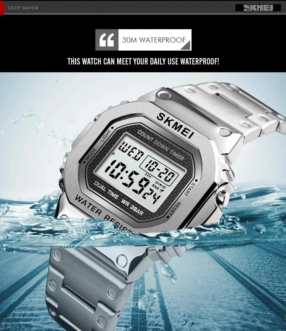 Skmei - 1456 - Stainless Steel - Silver image 4