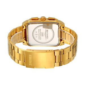SKMEI - 2405 - Qibla Azan Time Reminder Prayer Watch - gold image 2