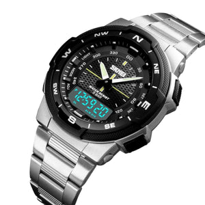 Skmei - 1370 - Navitech Dual Display Watch - Silver image 0