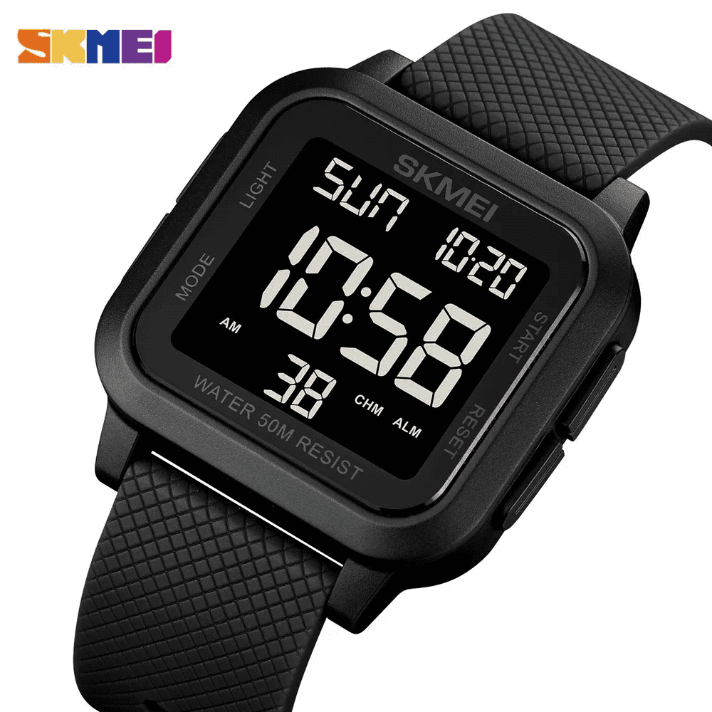 Skmei - 1894 - Digital Watch Waterproof - Black/Black image 0