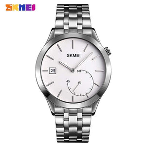 SKMEI - 1581 - High Quality Luxury Watch - Silver-Steel image 0