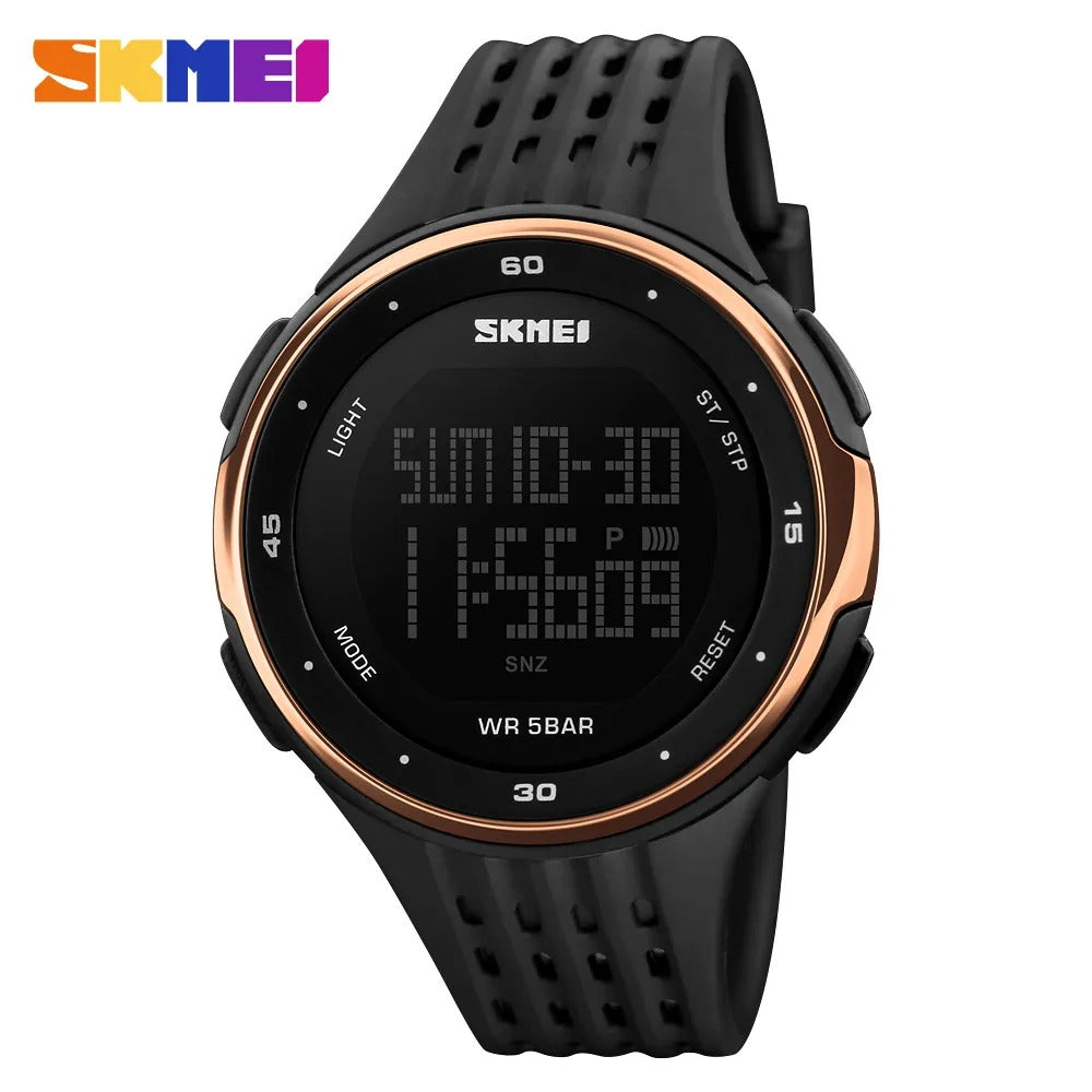 Skmei - 1219 - Digital Time Sports - RoseGold image 0