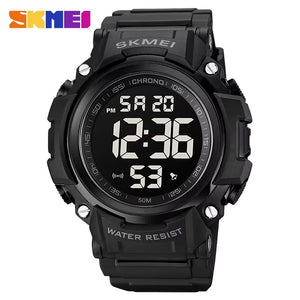 Skmei - 2422 - Digital Big Dial Shock Sports Watch - black image 2