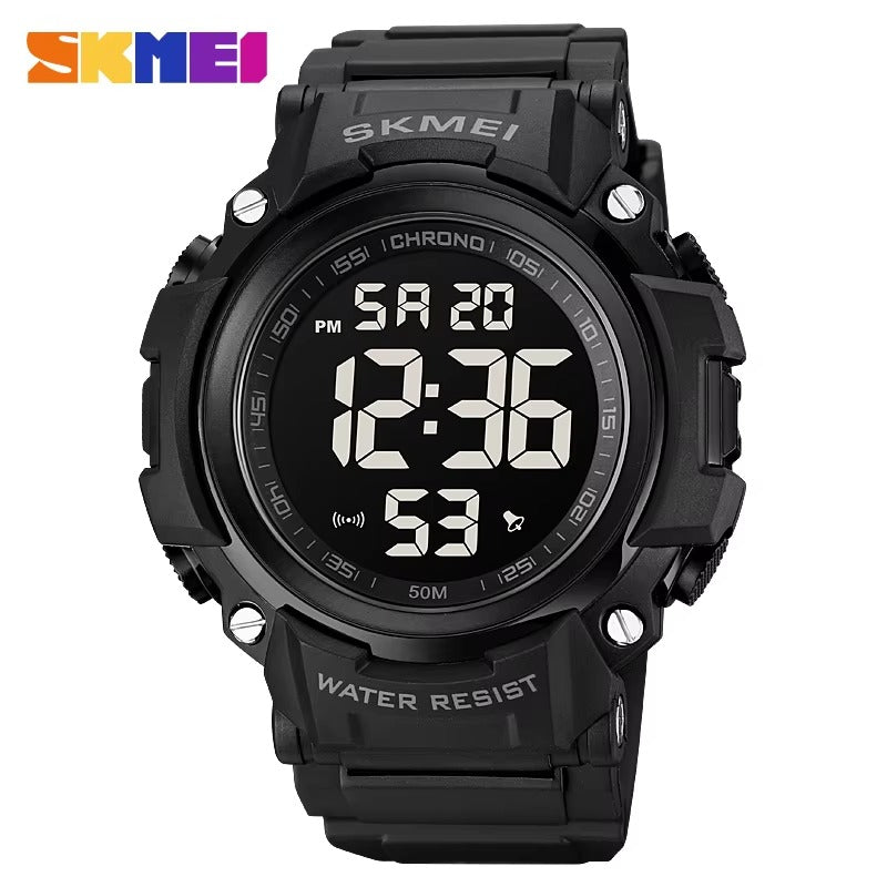 Skmei - 2422 - Digital Big Dial Shock Sports Watch - black image 2