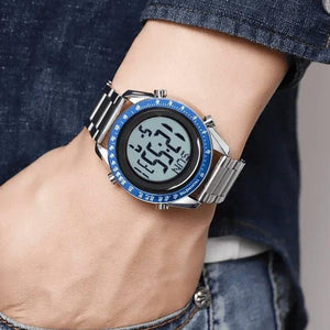 Skmei - 2145 - Smart Digital Features Watch - Silver/Blue image 2