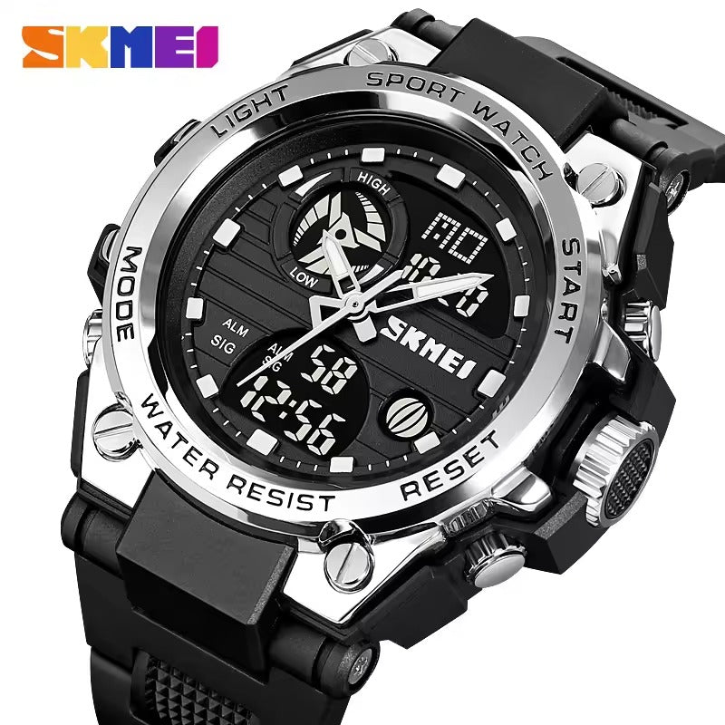 SKMEI 2031 Rugged Digital Sports Watch - Silver image 0