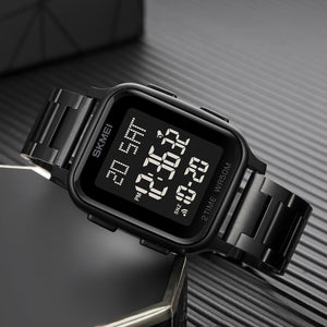 Skmei - 1859 - Digital Electronic LED Display Watch - black image 1