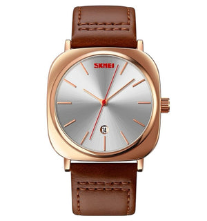 Skmei – 9266 – Elegant Classic Watch – Rose Gold / Silver image 0