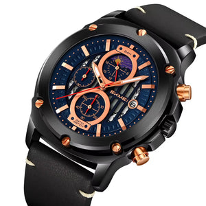 SKMEI - 9351 - High Quality Luxury Watch - black/black image 2