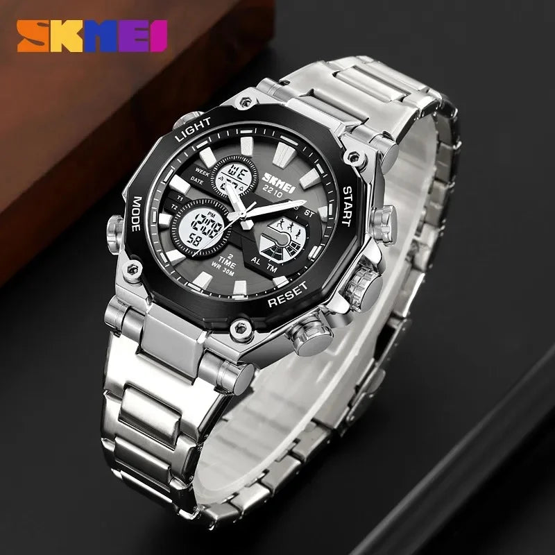 Skmei - 2210 - Digital Sport Watch - Silver image 1