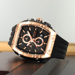 SKMEI - 2363 - High Quality Luxury Watch - Rosegold image 3