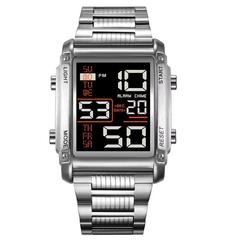 SKMEI - 2206 - High Quality Luxury Watch - Silver/Black image 1