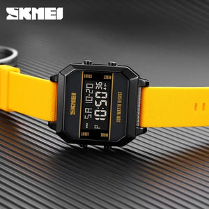 Skmei - 1848 - Digital Waterproof LED Luminous - Yellow image 4