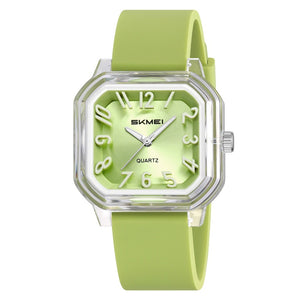 SKMEI - 2484 - Women Quartz movement Wristwatches For Students - light green image 0