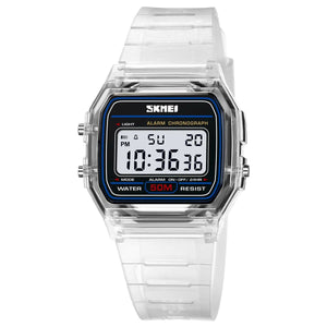 SKMEI 2056 Women Neon Clear Digital Watch - White