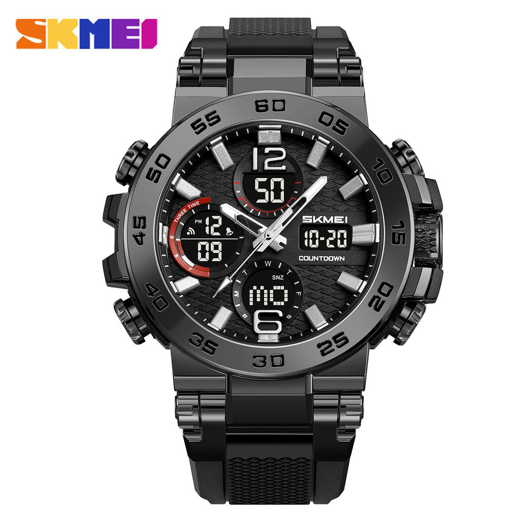 Skmei - 2499 - Analog Digital Dial Display - Black image 2