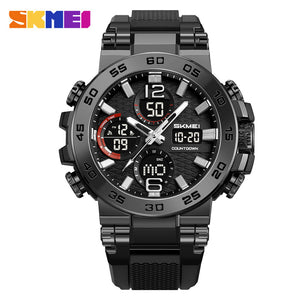 Skmei - 2499 - Analog Digital Dial Display - Black image 2