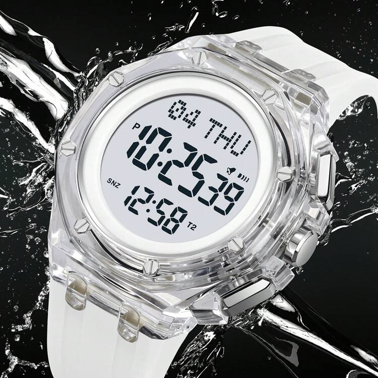 Skmei - 2481 - Heavy Duty Sports Digital Watch - white image 4