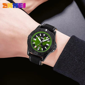 SKMEI - 9339 - High Quality Luxury Watch - Army/Green-Camouflage image 3