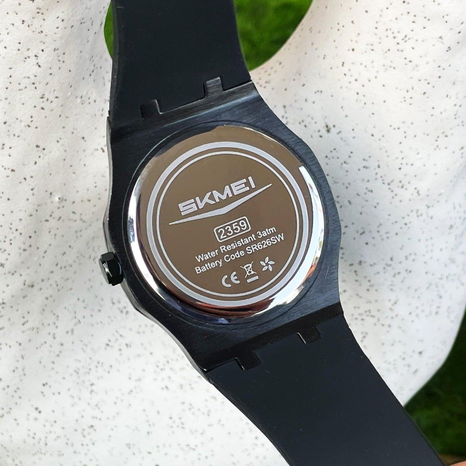 SKMEI - 2359 - Rotating Wheel Sports Edition Watch - black-silical gel image 2