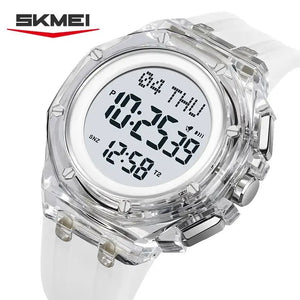 SKMEI 2481 Heavy Duty Sports Digital Watch - white