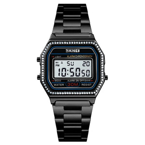 Skmei - 1474 - Digital Women Watch - Black image 0