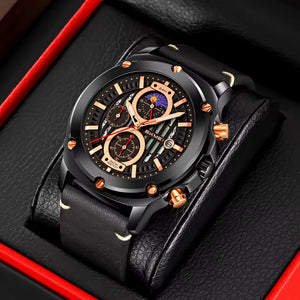 SKMEI - 9351 - High Quality Luxury Watch - black/black image 0