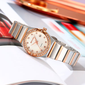 Skmei - 2342 - Women Stainless Steel Quartz - Silver/RoseGold image 0