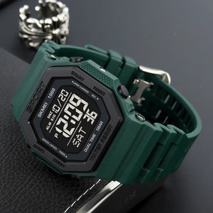 Skmei - 1988 - Street Armor Digital Watch - Dark Green image 1