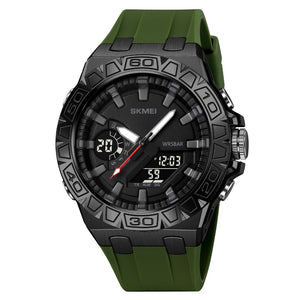 Skmei - 2276 - S-shock Sport Watch - Army/Green image 1
