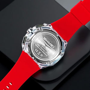 Skmei - 2426 - Aggressive Sporty Chronograph Watch - red image 5