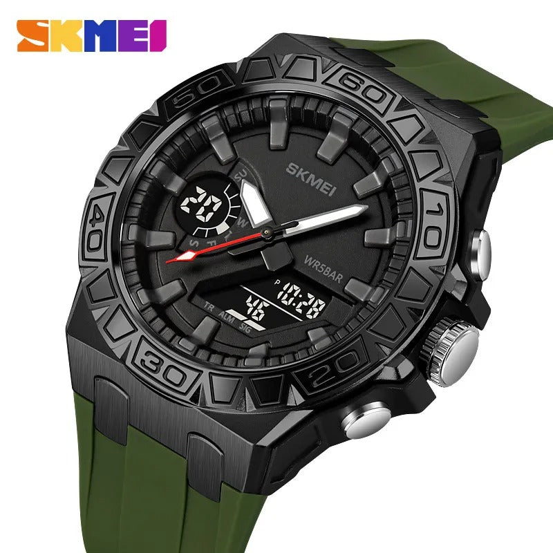 Skmei - 2276 - S-shock Sport Watch - Army/Green image 0