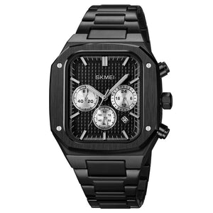 SKMEI - 2201 - Square Chronograph Watch - Black image 3