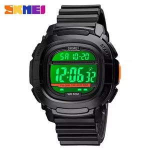 Skmei - 1657 - Sports 50M Waterproof Digital - Black/White image 2