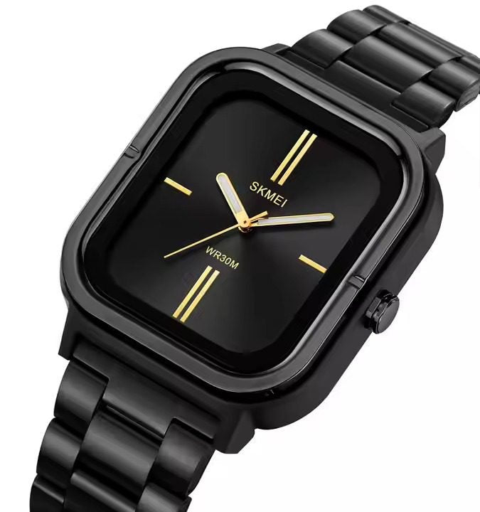 SKMEI - 2275 - 30m Waterproof Watch For Men - Black/Gold image 0