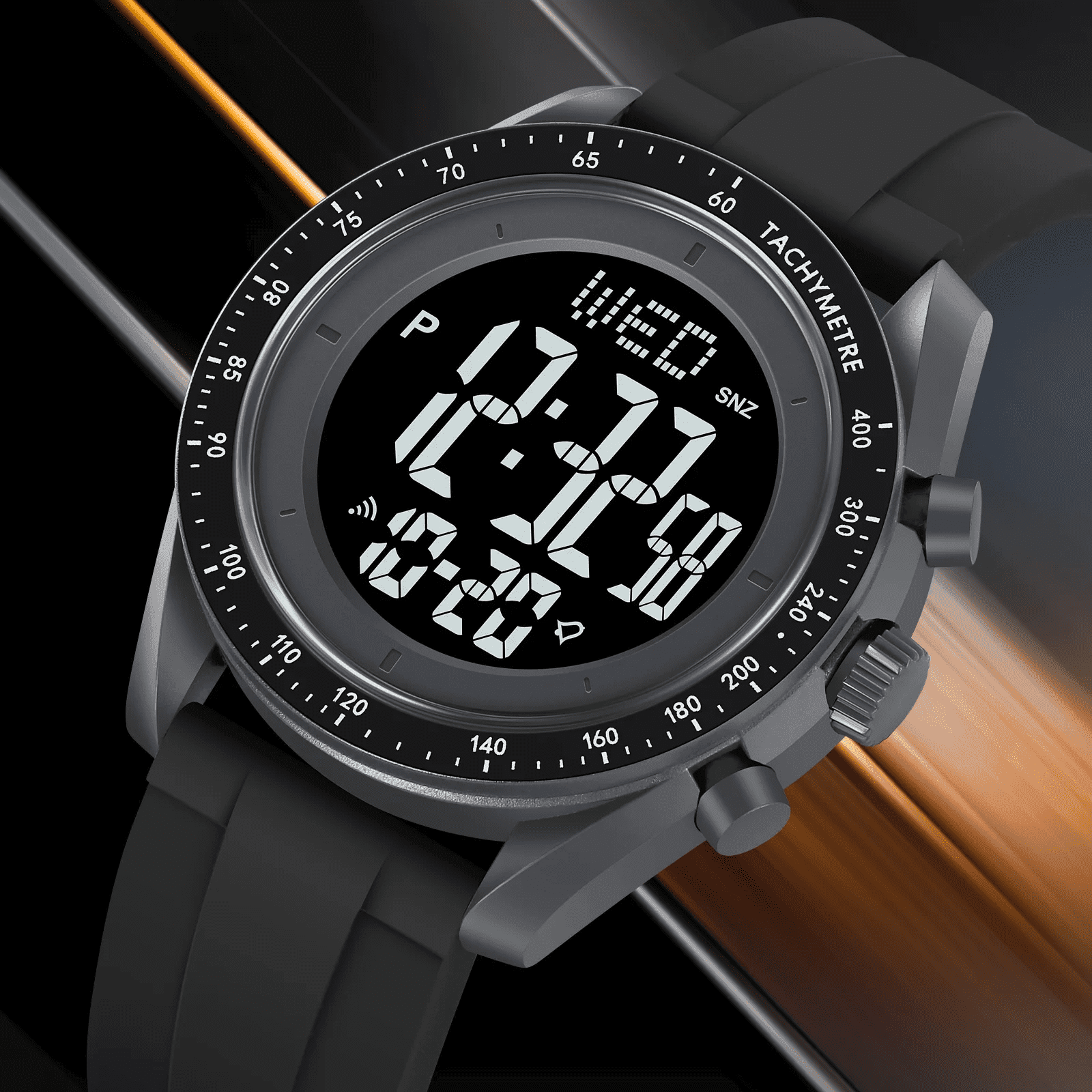 Skmei - 2045 - Digital Multifunctional Luminous Waterproof - DarkGrey image 1