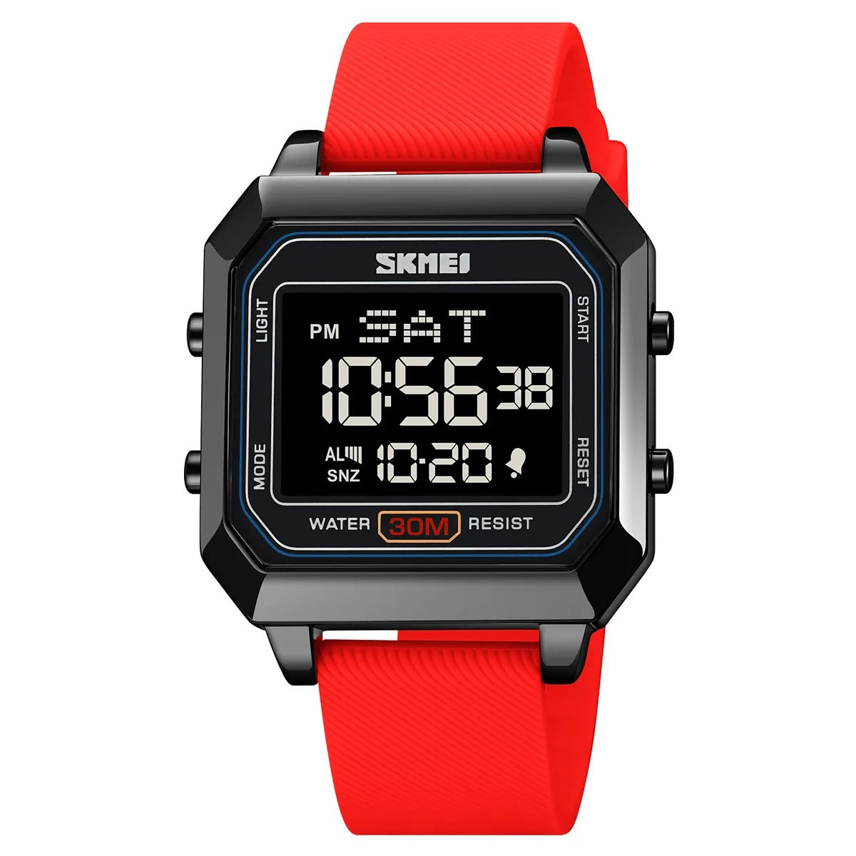 Skmei - 2150 - Digital Electronic Sports Watch - black/red image 0