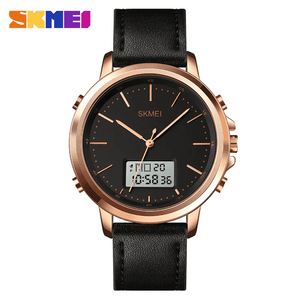 Skmei - 1652 (Strap) - Multifunctional Waterproof - RoseGold/White-Leather image 3
