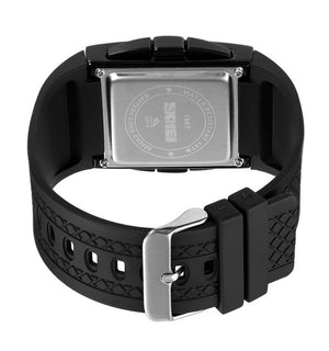 SKMEI - 1967 - Digital LED Multifunction Alarm Electronic Waterproof Watch - Silver/Black image 4