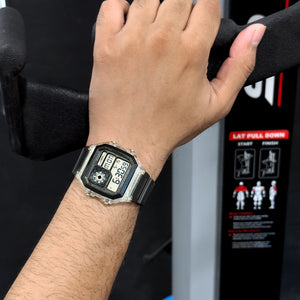 Skmei - 1998 - Digital Sports 50M Waterproof Watch - White image 2