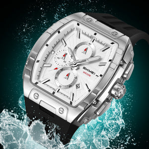 SKMEI - 2363 - High Quality Luxury Watch - Silver image 0