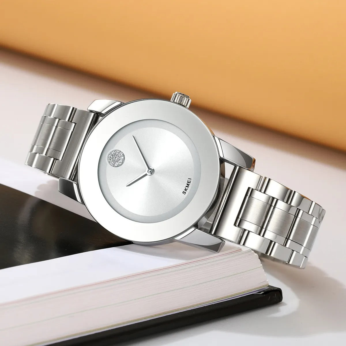 Skmei - 2176 - Women Minimal Quartz Timepiece - silver/silver image 0