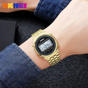 Skmei 2146 Luminous 50m Waterproof Mutifunctional - Gold image 3